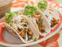 Katie Lee makes Cauliflower Tacos with Spicy Sriracha Black Beans, as seen on Food Network's The Kitchen