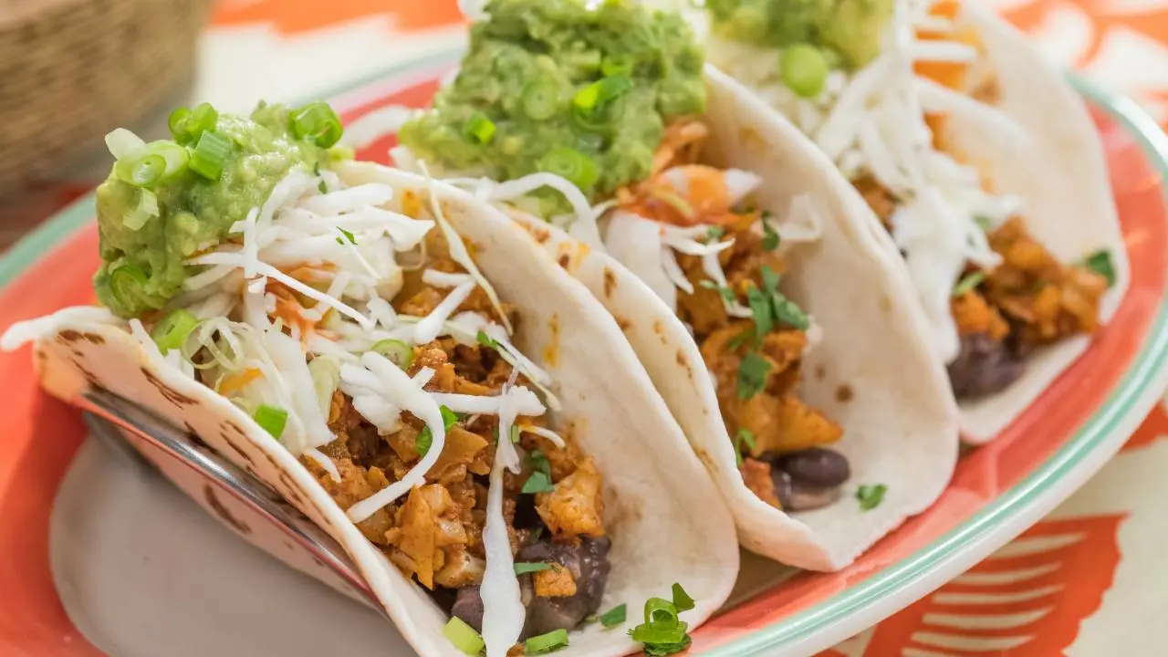 Cauliflower Tacos with Beans