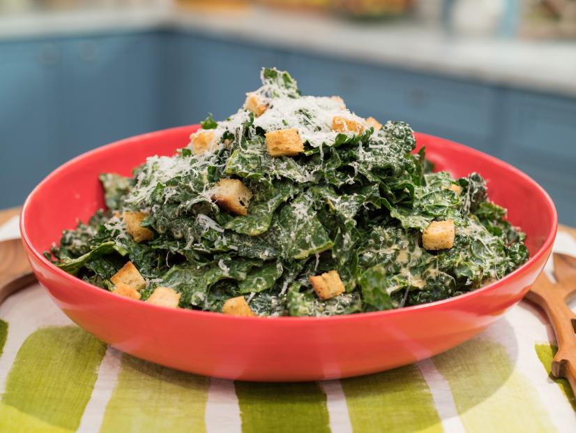 Geoffrey Zakarian makes Kale Caesar Salad, as seen on Food Network's The Kitchen