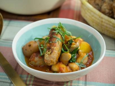 Katie Pix makes One Pot Sausage Casserole, as seen on Food Network's The Kitchen