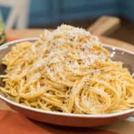 Jeff Mauro makes Cacio e Pepe e Zucca, as seen on Food Network's The Kitchen