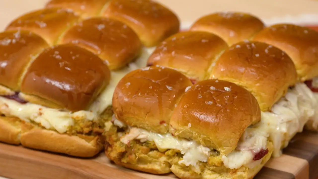 Leftover Thanksgiving Pull-Apart Sliders