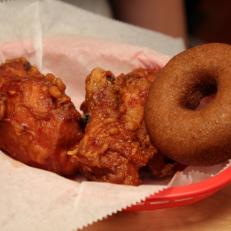 Federal Doughnuts in Philadelphia serves up fresh fried doughnuts and spicy Korean style fried chicken, as seen on Food Network's Baked, Season 1.