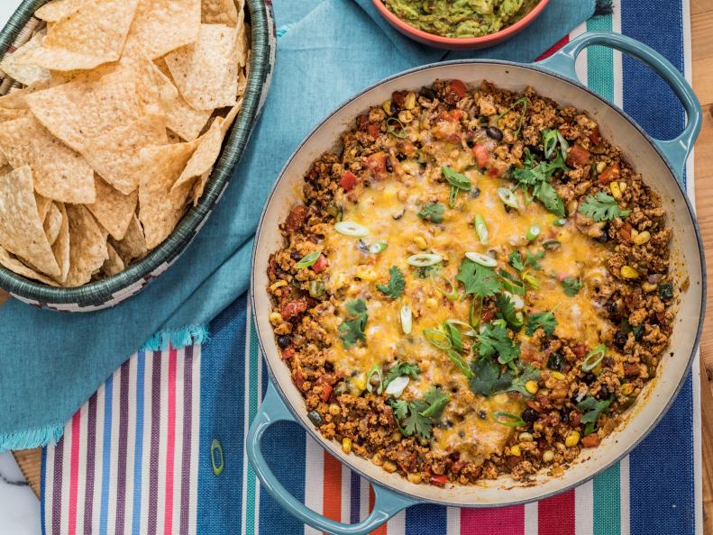 Gaby Dalkin makes a Taco Skillet Bake, as seen on Food Network's The Kitchen 