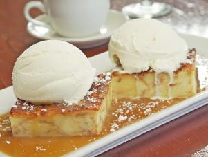 Café Reconciler's bananas foster bread pudding is a favorite in New Orleans, as seen on Food Network's Baked season 1