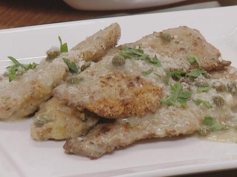 Parmesan Chicken Fingers and Chicken Piccata