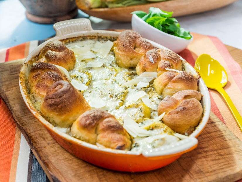 Sunny S Garlic Knots And Easy Pasta Bake Recipe Sunny Anderson Food Network