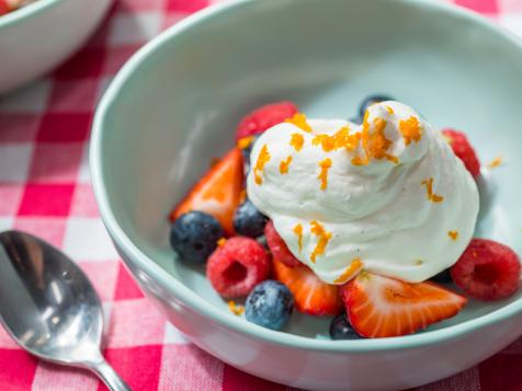 Whipped Cream with Fresh Berries