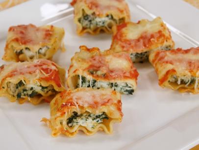 ***EDS NOTE: THIS MAY NOT BE THE FINAL VERSION OF THIS DISH.*** Mini Lasagna Rolls are displayed, as seen on Let's Eat, Season 1.
