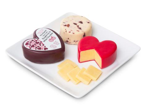 Aldi S Heart Shaped Cheeses Set A New Bar For Romance Fn Dish Behind The Scenes Food Trends And Best Recipes Food Network Food Network