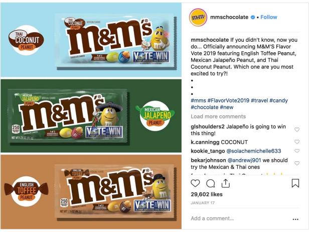 Coconut, toffee or jalapeno? M&M's lets US and Canada pick their