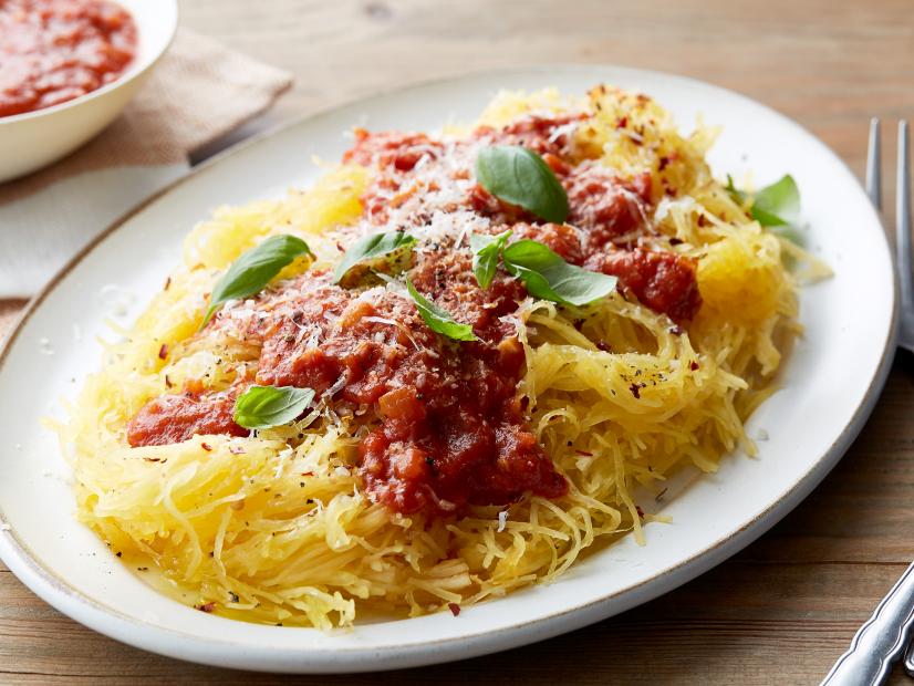 FN Flat Recipe: Instant Pot Spaghetti Squash with Marinara