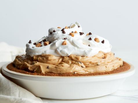 Mile-High Peanut Butter Brownie Pie