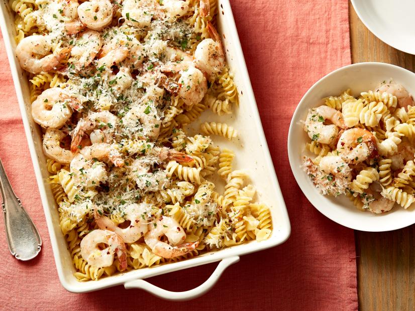 Alfredo Shrimp Scampi Dump Dinner Recipe | Food Network ...