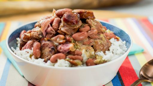 Slow Cooker Red Beans and Rice Recipe - Add a Pinch