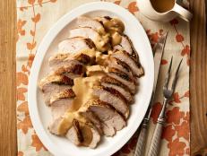 FN Flat Recipe: Instant Pot Herbed Thanksgiving Turkey Breasts with Gravy