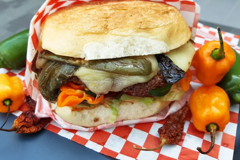 Don't let the name fool you; this canteen discreetly nestled among the many vendors in the Greenway Plaza food court offers far more than burgers with its fully customizable menu of hot dogs, chicken sandwiches, loaded fries and fried fish. Burgers begin at under $4 with a 2-ounce 44 Farms beef patty — an upgrade to a 5-ounce patty is just a couple of bucks more — and there's no charge for swapping the standard bun for a protein style, sweet sourdough or rye bread. A dog will set you back just $3, plus a couple of dollars for a hefty slathering of turkey chili, but additional toppings like raw onions, tomato, and pickled jalapenos are all complimentary.