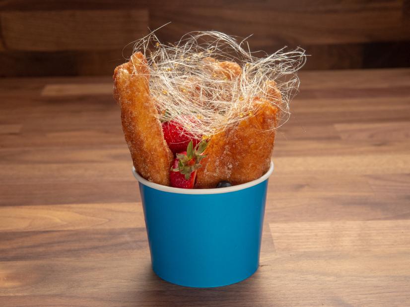 Host Tyler Florence's churros dish, as seen on Worst Cooks In America, Season 15.