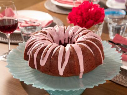 Food Beauty of Giadas Double Chocolate Red Wine Bundt Cake as sen on season 4 of Food Networks Giada Entertains