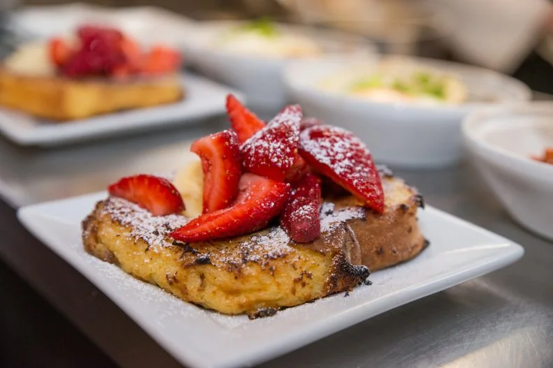 There's a lot going on at Bacaro come brunch time. Executive Chef Lior Hillel seems to have something for everyone, whether they're going decadent (the Chef's French Toast with vanilla custard) or healthful (the ancient-grain salad). Those who are gluten-intolerant have been considered too: A gluten-free brioche substitute is available. What makes the Bacaro menu particularly special is the little touches, like getting cardamom butter with your pancakes and elderflower macerated with your berries.
