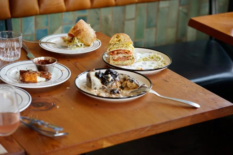 Certain brunch dishes at Zach Pollack's Italian-American comfort food spot, Cosa Buona, come with a side of nostalgia for some LA residents. For example, the French toast with prunes and mascarpone pays homage to a beloved, now-shuttered Atwater Village restaurant, Canelé. Pollack is also offering a taste of Sicily in Echo Park with daily Sicilian-style square pizza. Spice up your savory orders with a side of Calabrian chiles for an extra-Italian touch.