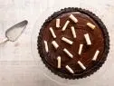 Close-up of Easy Chocolate Tart