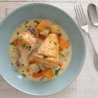 Close-up of Old Fashioned Chicken Stew