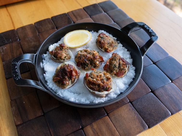 Clams Casino Recipe Aaron May Food Network