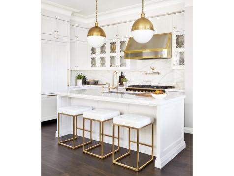 gold kitchen sconce