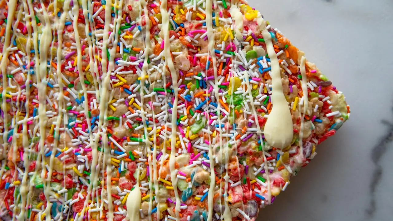 Rainbow Crispy Treats