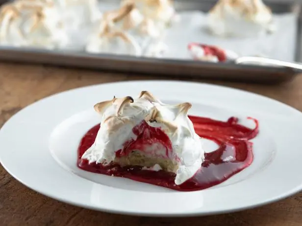 Raspberry Baked Alaska Recipe | Ina Garten | Food Network