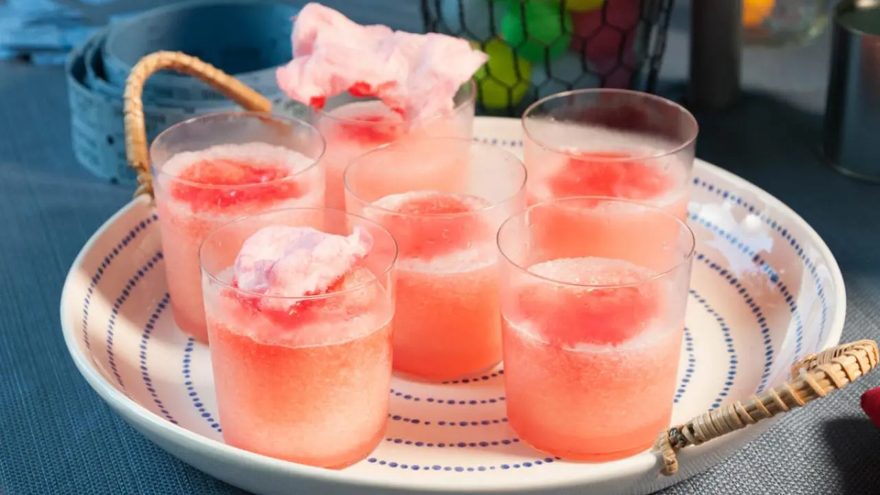Cotton Candy Lemonade Slushie