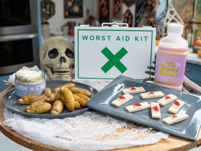 Halloween Worst Aid Kit Snack Tray The Kitchen Food Network Food Network