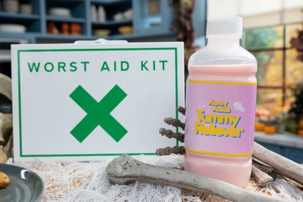The Hosts make their "Worst" Aide Kit, as seen on Food Network's The Kitchen