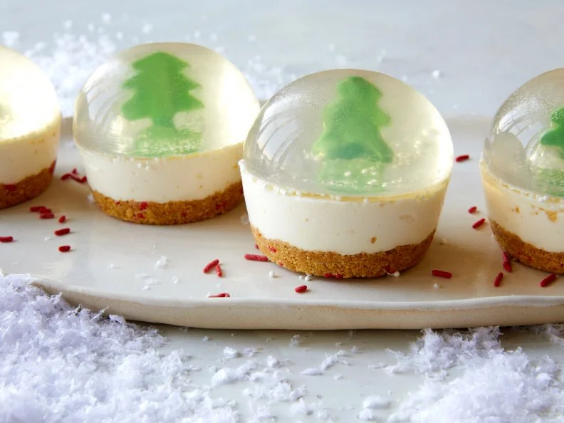 Snowglobe Cheesecakes