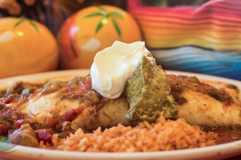 Locally owned Jorge's Sombrero has been serving authentic Mexican food to the Pueblo community in Colorado for over 30 years now, so expect legit good burritos, as the locals take the cuisine very seriously. A Jorge's burrito entails a giant flour tortilla stuffed with beef or chicken, beans and cheese, but the standout bonus is that it's bathed in homemade Pueblo green chili stew with pork. Mild and hot versions are available, or get it half and half to hedge your bet. You won't forget this culinary gem topped off with sour cream and avocado.