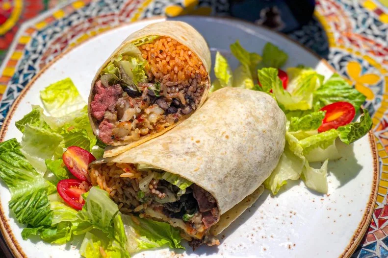 Spend a beautiful day exploring Lewes, Delaware, but don't forget to stop by Agave Mexican Restaurant for the Surf and Turf Burrito. It's a real treat, as it's created with all the finer things in life: shrimp, steak, rice, salsa, lettuce cheese, chipotle mayo and beans, all wrapped up in a flour tortilla. Sit back, relax, and pair it with one of the restaurant's 70 varieties of 100% agave tequila for the ultimate dining experience.