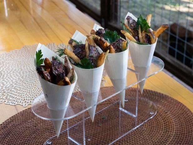 Steak Frites Cones Recipe Antonia Lofaso Food Network