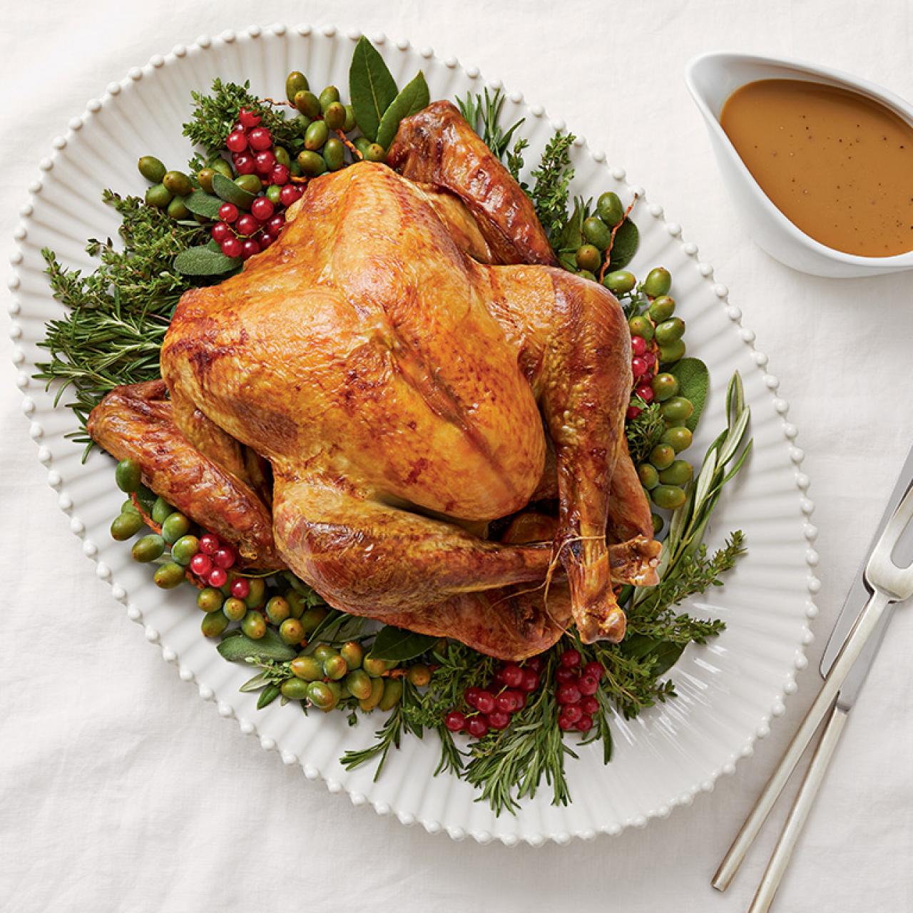 Simple Roast Turkey With Teriyaki Butter Recipe