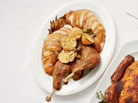 Dry-Brined Turkey Breast with Slow-Roasted Legs