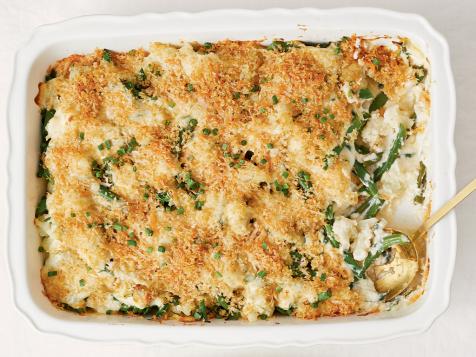 Green Bean and Cauliflower Gratin
