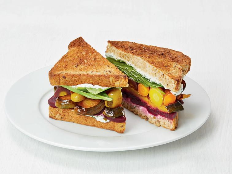 Roasted Vegetable Sandwiches Recipe Food Network Kitchen Food Network