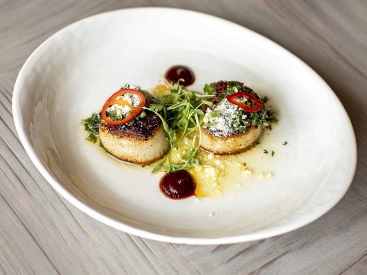 Seared SpiceRubbed Sea Scallops Recipe Bobby Flay Food Network