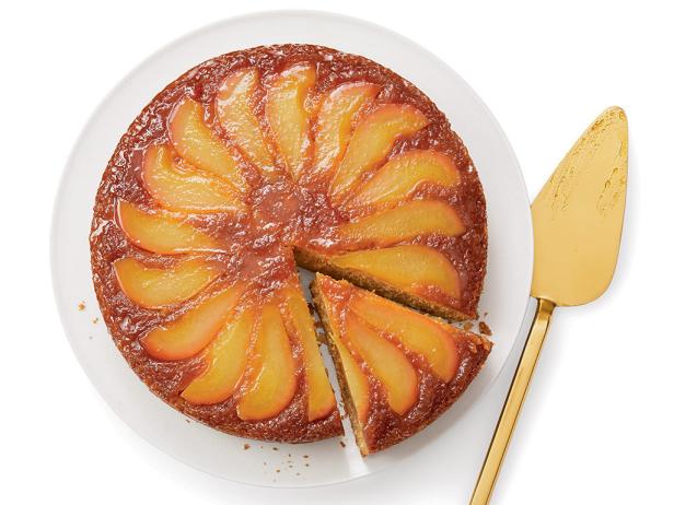 Maple-Pear Upside Down Cake Recipe, Food Network Kitchen