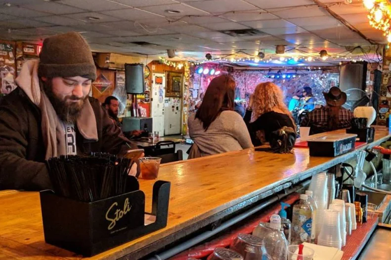 Dozens of famous musicians have graced the stage at The Empty Glass, a dive bar in Charleston named after a Pete Townsend album. The walls are covered with pictures and stickers from bands that have played here since the place opened in 1985, and it’s easy to see why it’s been included in such tomes as the Rock Atlas and 1,000 Places to See Before You Die. The pub grub menu has its own hits, including personal pepperoni-and-cheese-pizzas slicked with a spicy marinara sauce, as well as baked chicken wings, which are dressed in house hot sauces ranging from mild to “flaming zombie hot.” No zombies have been spotted here, but the bar has been investigated by several paranormal groups who have captured EVP. Employees have reported hearing unexplained strange noises after hours, chairs moving across the floor on their own and items from the bar going missing and then mysteriously reappearing. Hold on to your beer.