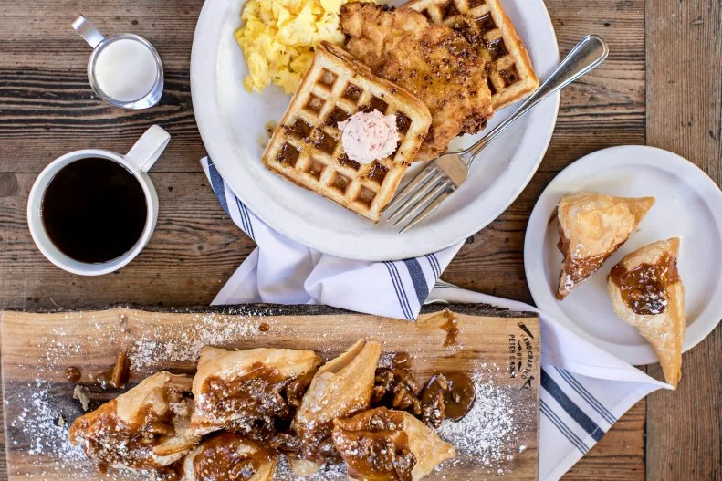 While many restaurants tout fresh-from-the-farm ingredients, this cute spot — housed in a 150-year-old farmhouse and 1930s cottage — actually sources many seasonal items right from the on-site farm in Atlanta's northern suburbs. Chef Derek Dollar makes excellent use of this ultra-fresh mise en place in dishes like deviled farm eggs with applewood-smoked bacon, avocado toast on honey wheat bread with pickled Fresno chiles and garden greens, fried green tomatoes with goat cheese, and all kinds of creative omelets. Don't miss the juicy fried chicken breast on a sweet potato waffle with bourbon-peach jam, a perennial favorite.