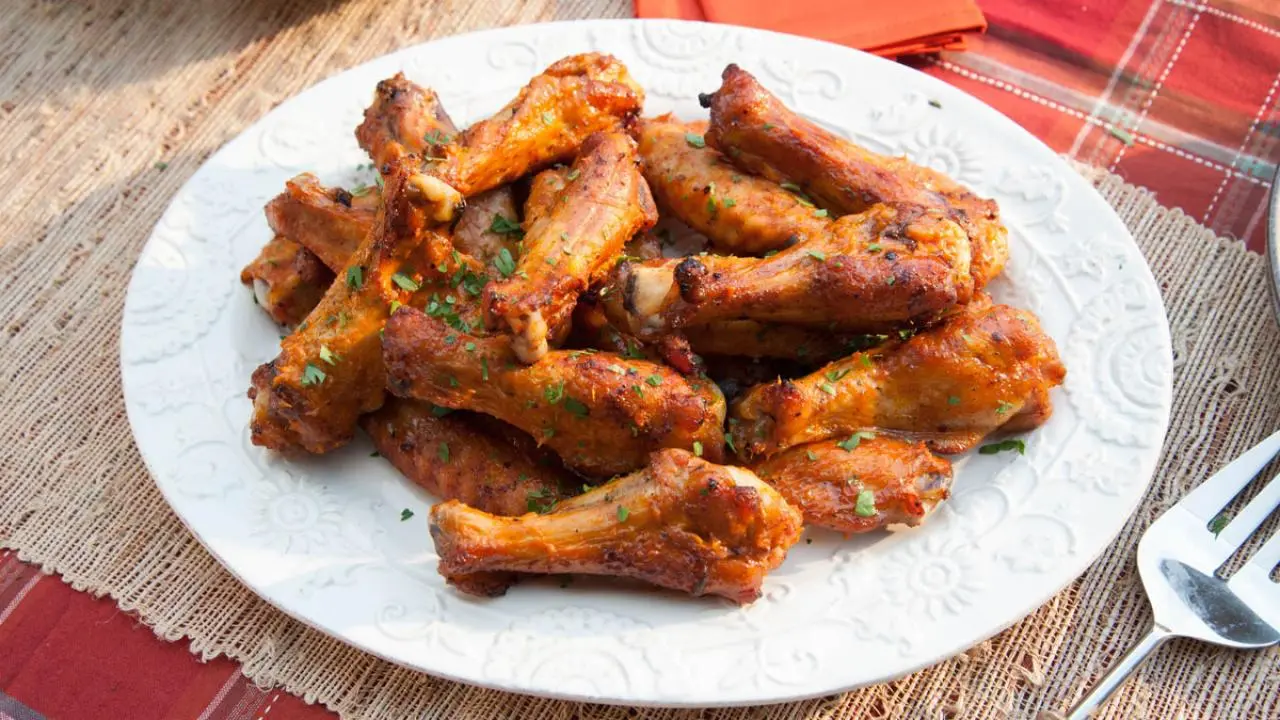 Georgia Peach BBQ Turkey Wings