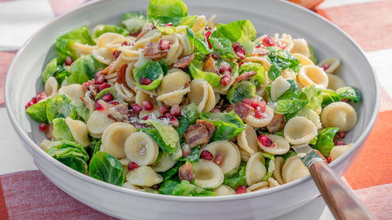 Bacon and Brussels Orecchiette