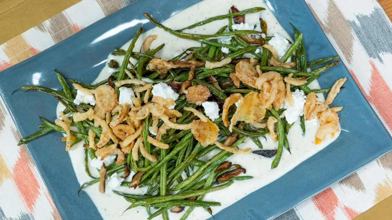 Sheet Pan Green Bean Casserole