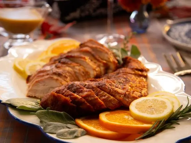 Chipotle Spiced Grilled Turkey Breast Recipe | Valerie Bertinelli | Food Network
